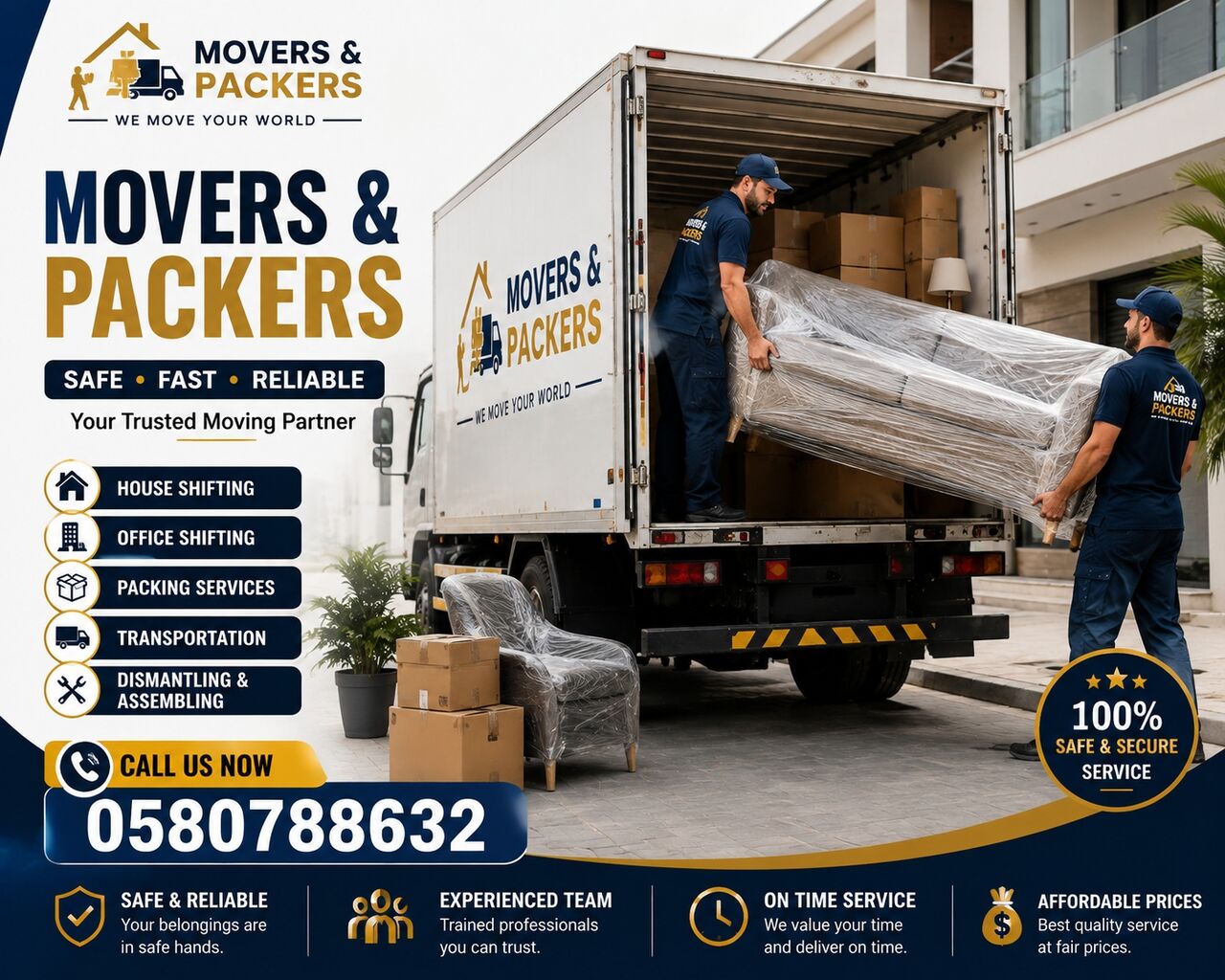 Khobar, Household, Professional House Shifting & Transportation Services In Khobar Dammam, Jubail 0580788632