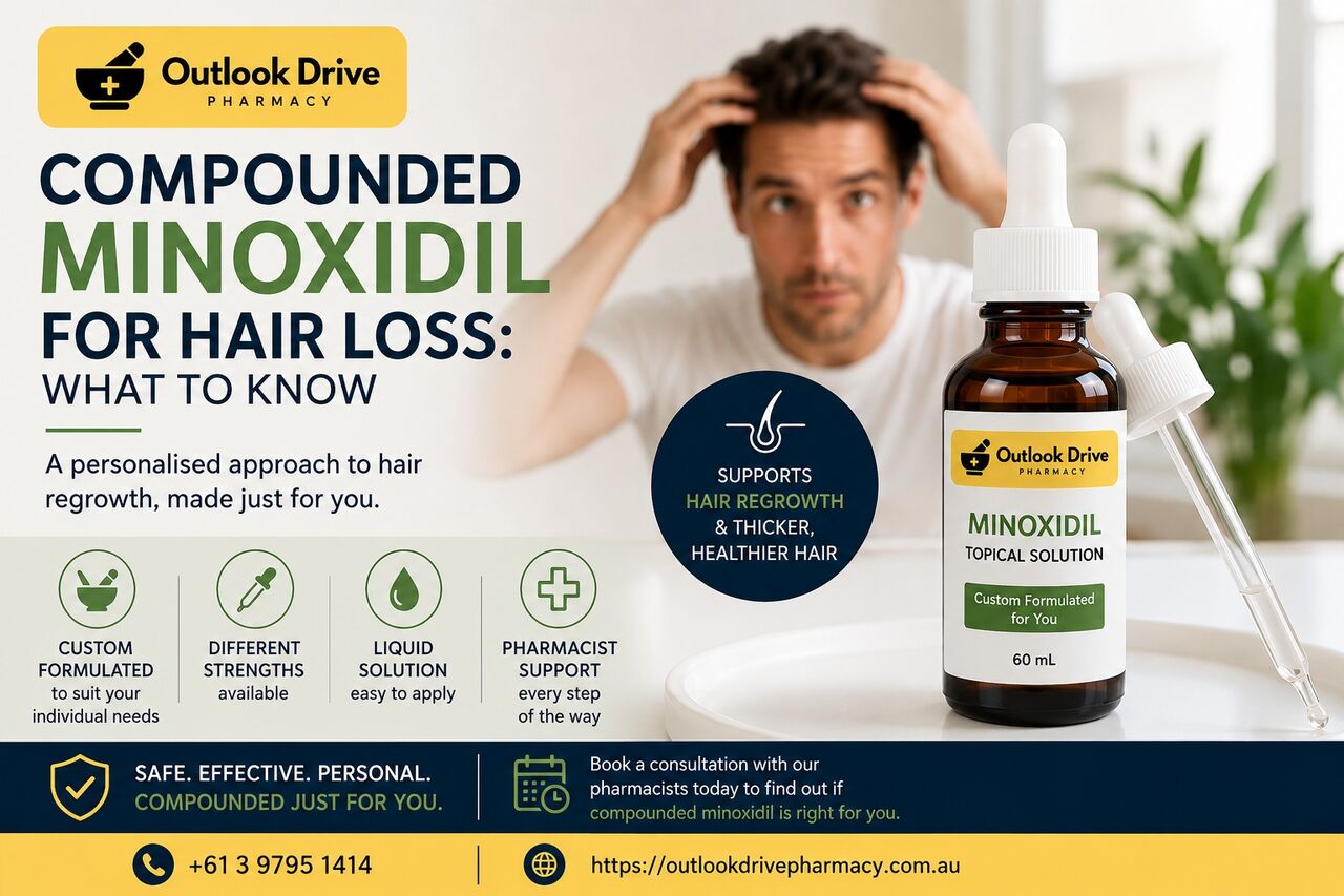 Melbourne, Health, Compounded Minoxidil For Hair Loss &ndash; Personalised Hair Care
