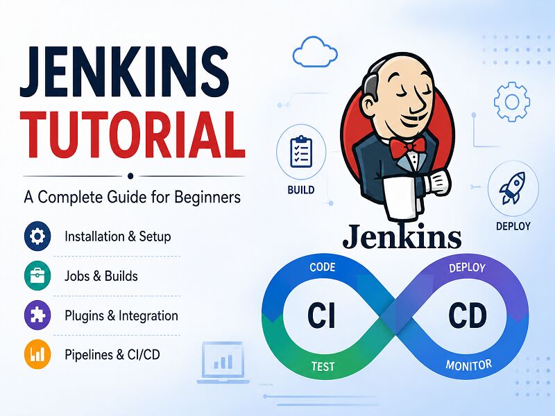Noida, Computer, Jenkins Tutorial For Beginners: Learn Continuous Integration Step By Step