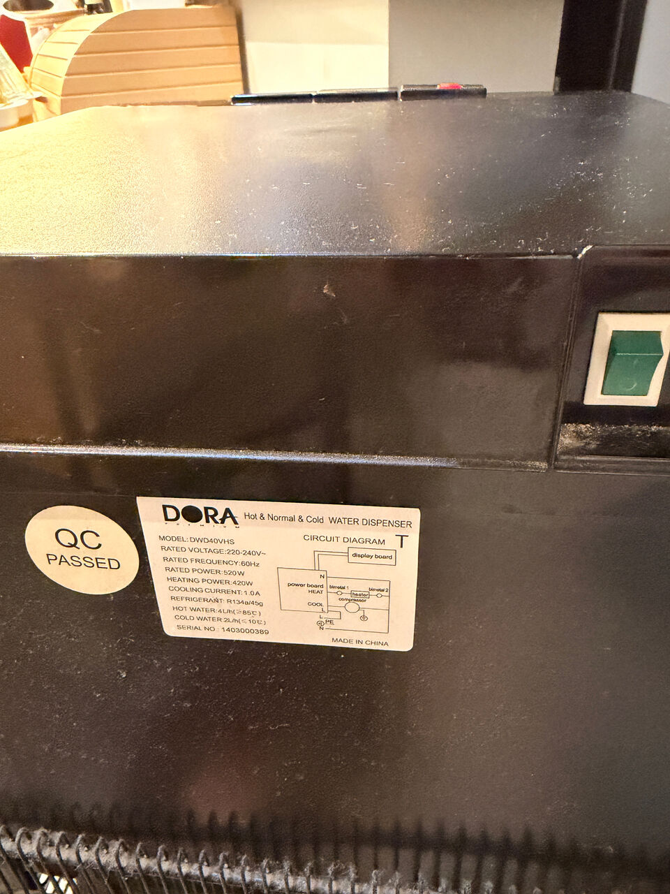 Ghirnatah, Appliances, SAR 250,  DORA Premium Water Dispenser