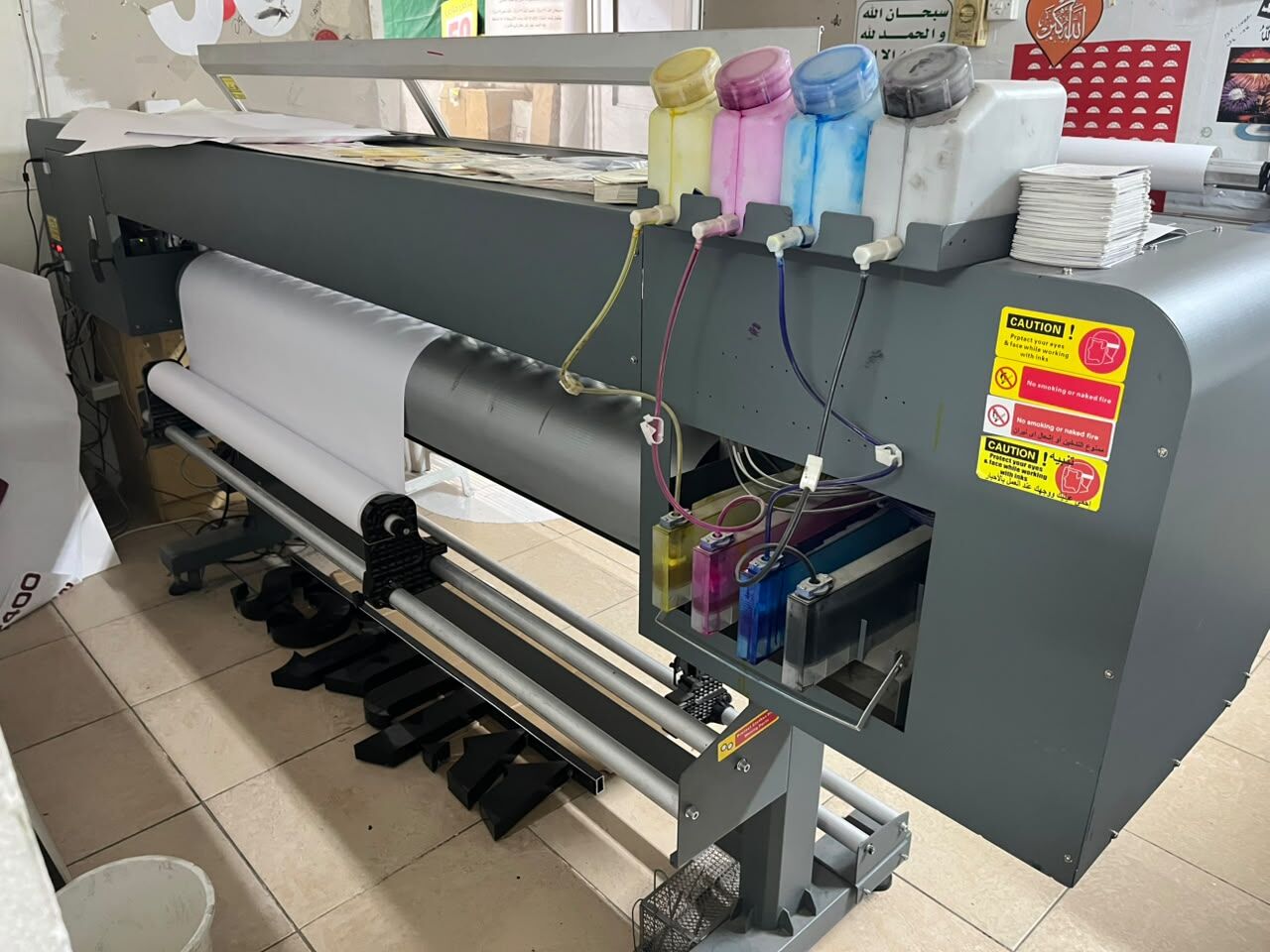 Riyadh, Machinery, SAR 70000,  Roland Japan, ColorJet Aurajet, HP Printer & Laminating Machines For Sale