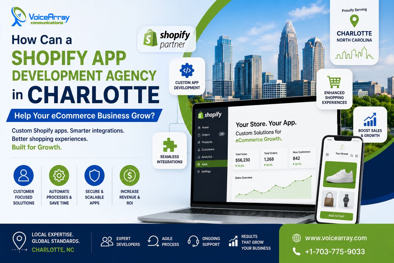 Washington DC, Marketing, Shopify App Development Agency In Springfield VA | VoiceArray