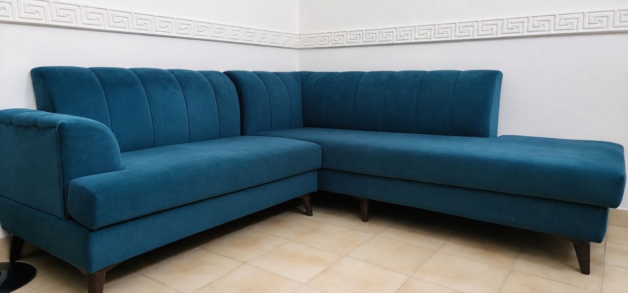 Al Aziziyah, Furniture, SAR 300,  L-Shaped 5-Seater Sofa For Sale 🛋️
