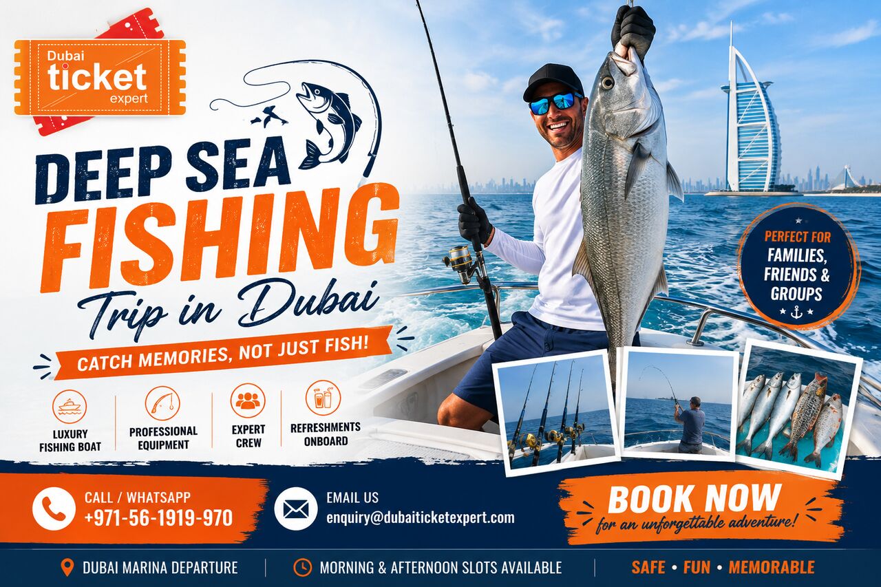 Dubai, Travel, Learning To Deep Sea Fish - Beginner Package