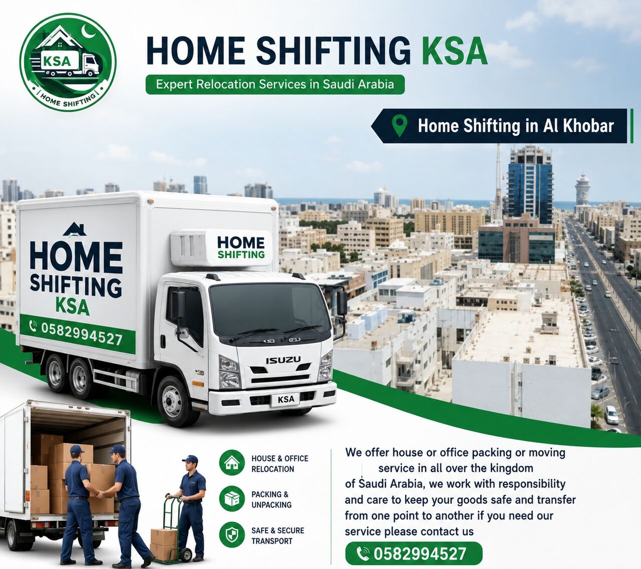Dammam, Labor/Moving, Professional House Office Shifting Service  Dammam Khobar Jubail & Nearby Place 0582994527