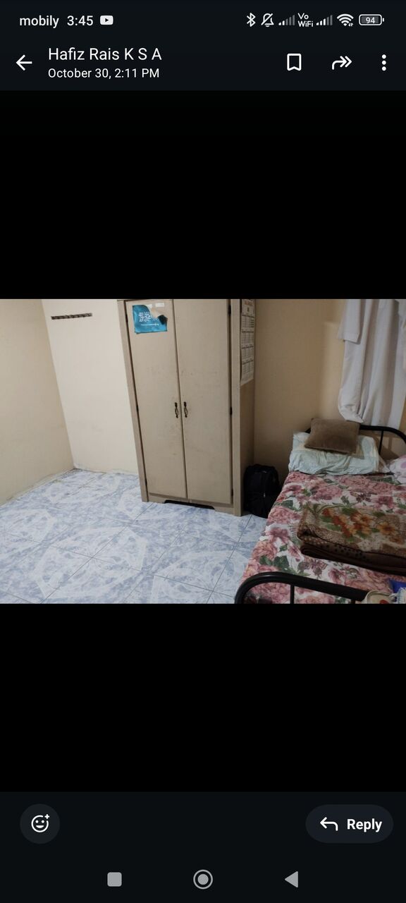 Mumbai, Bedspace For Rent, SAR 550400/month,  550 SAR BED SPACE AVAILABLE JUBAIL CITY