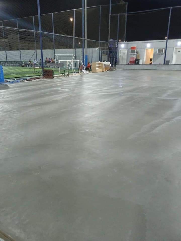 Irqah, Construction, Concrete Work