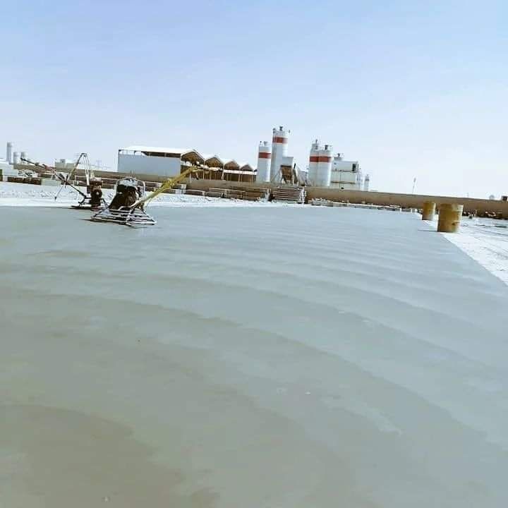 Irqah, Construction, Concrete Work