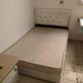 SAR 100,  White Bed With Mattress