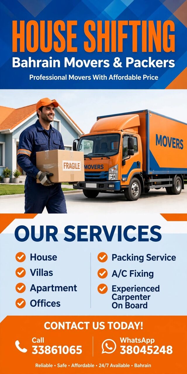 Mahooz, Labor/Moving, Expert Packing & Moving Team Bahrain