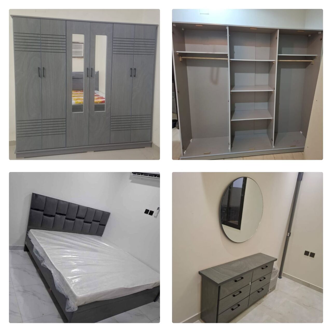 Riyadh, Furniture, SAR 11,  New Bedroom Set Sale Online Home Devlree Free
