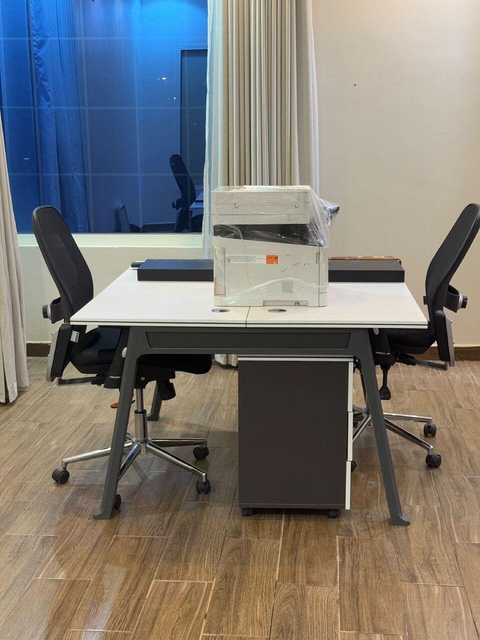 Jeddah, Furniture, SAR 2800,  Complete Office Furniture Set For Sale In Good Used Condition.