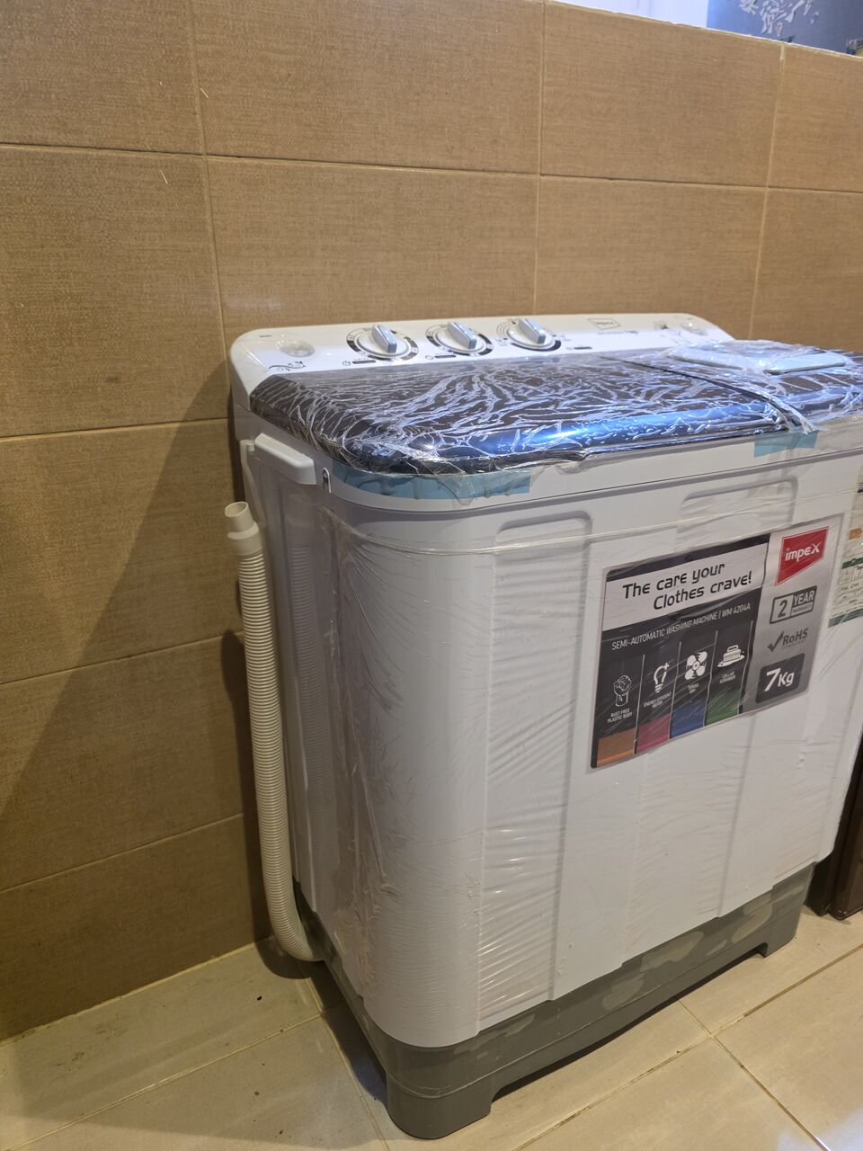 Riyadh, Electronics, SAR 450,  Impex 7 KG Semi-Automatic Washing Machine &ndash; Excellent Condition