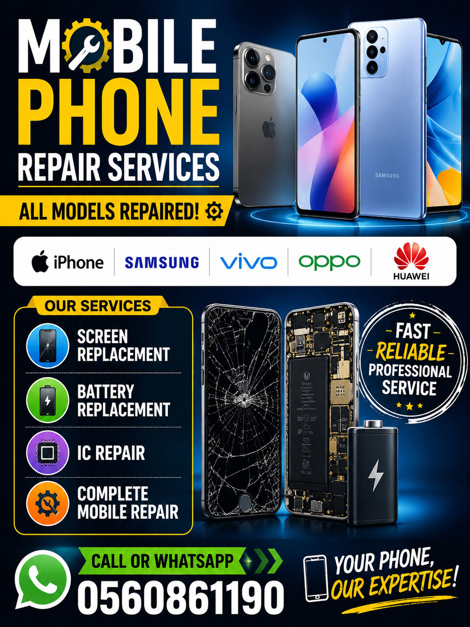 Riyadh, Technical, Mobile Repair