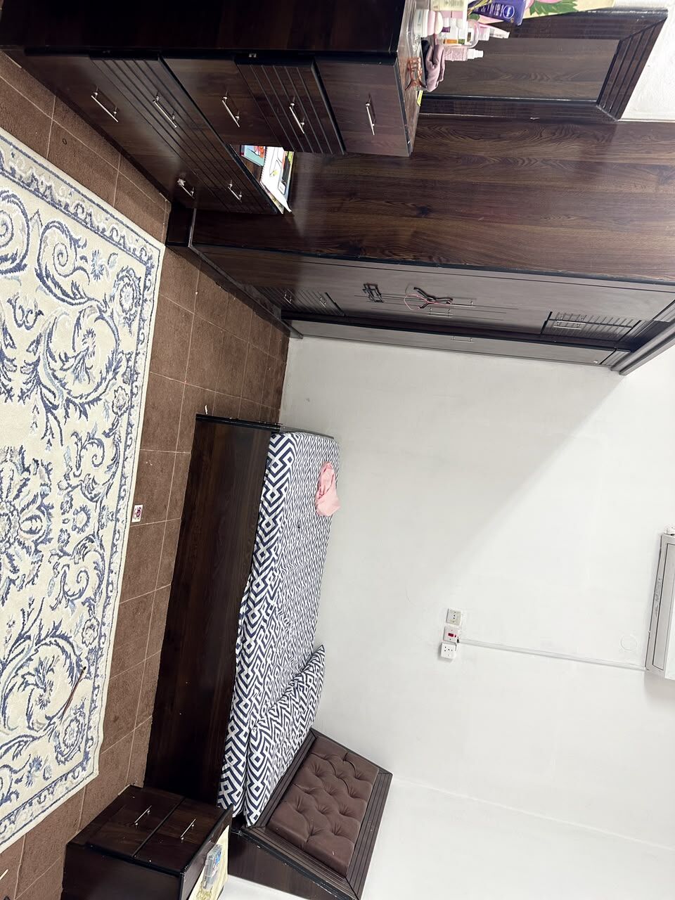Umm Al Hamam, Furniture, SAR 1600,  Bedroom Furniture Set For Sale &ndash; 2 Beds (with Mattresses), Wardrobe & Dressing Table