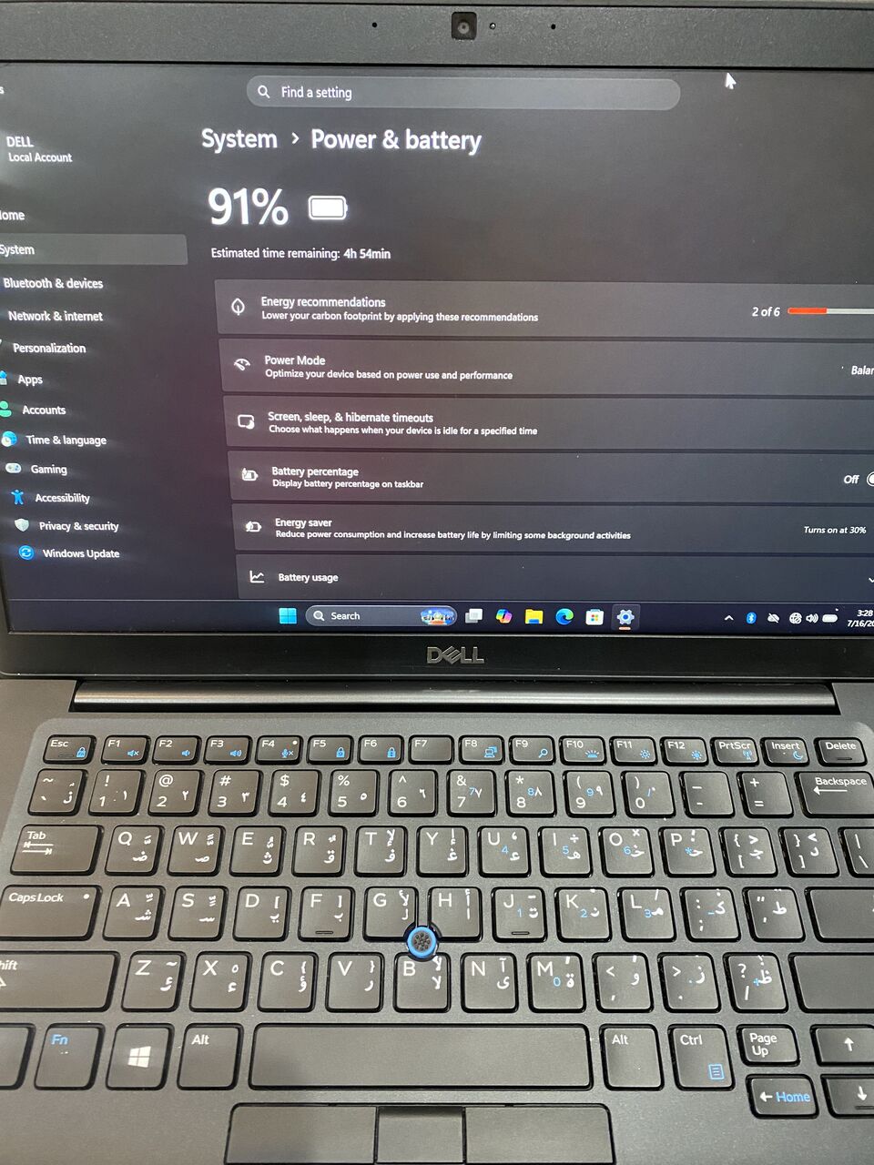 Riyadh, Computers, SAR 700,  Dell I7-8GB-256GB-14&rdquo; Screen-Original Charger-Original Battery-Win 11