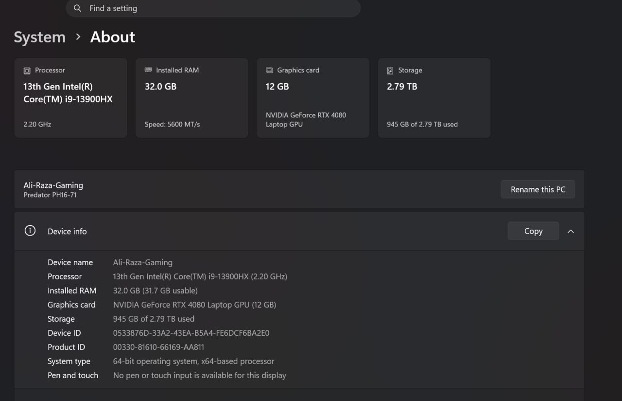 Khobar, Computers, SAR 7500,  Acer Predator Helios 16 (Ultimate Gaming )