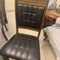 SAR 100,  4 Wooden Dining Chairs For Sale