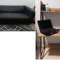 Ikea Sofa And Computer Stand