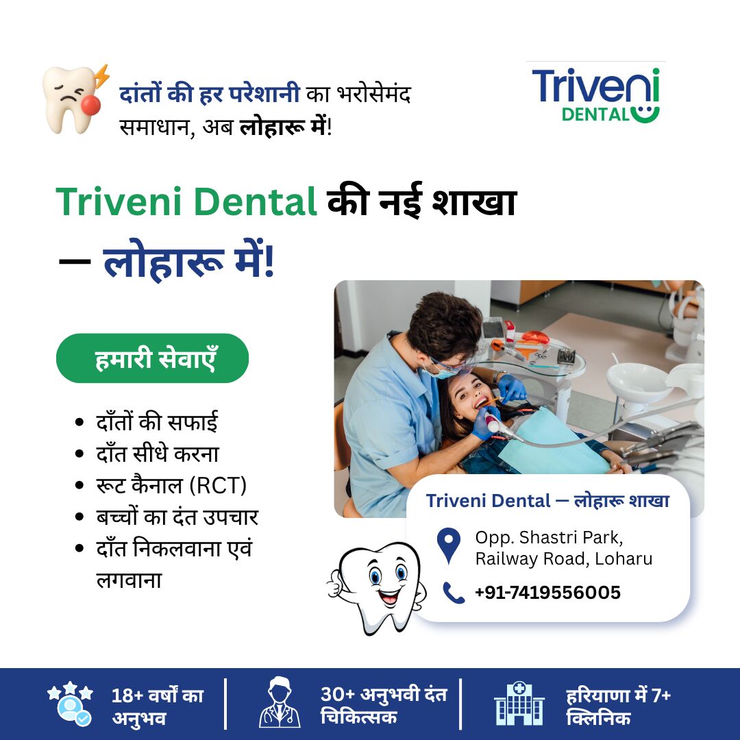 Haryana, Dental, Best Dental Clinic In Loharu | Triveni Dental