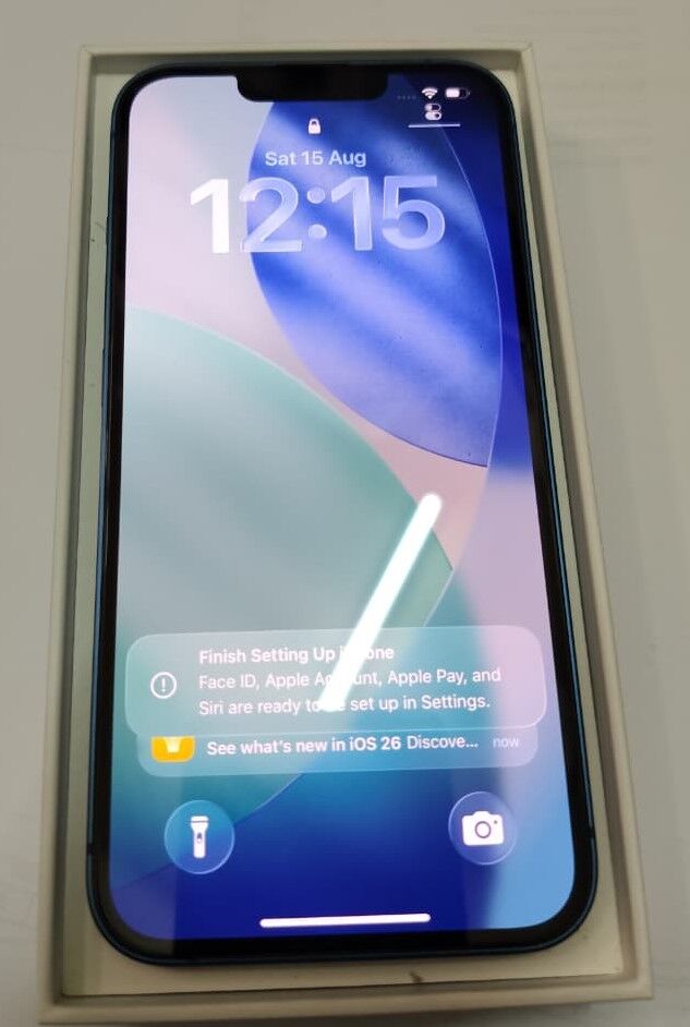 Riyadh, Mobile Phones, SAR 1399,  IPhone 13 256GB Blue &ndash; Mint Condition