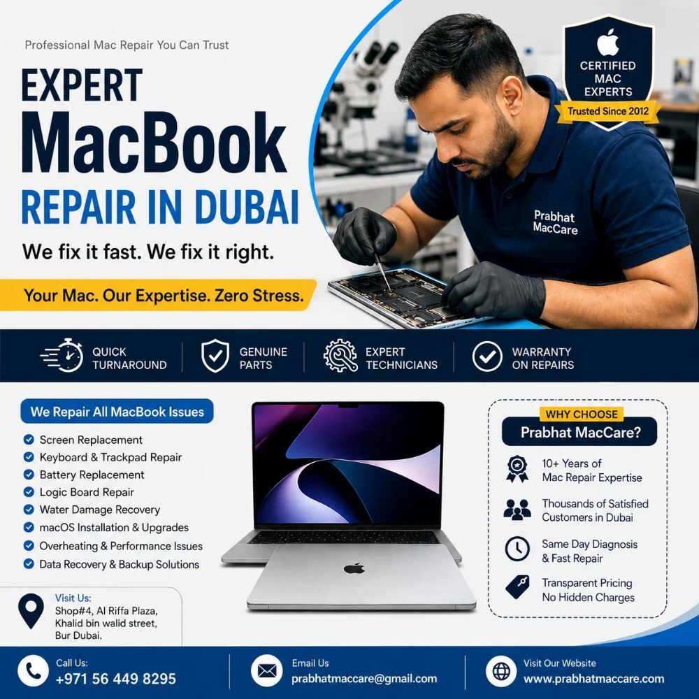 Dubai, Appliance Repair, Professional MacBook Troubleshooting And Repair Specialists In Dubai For All Models