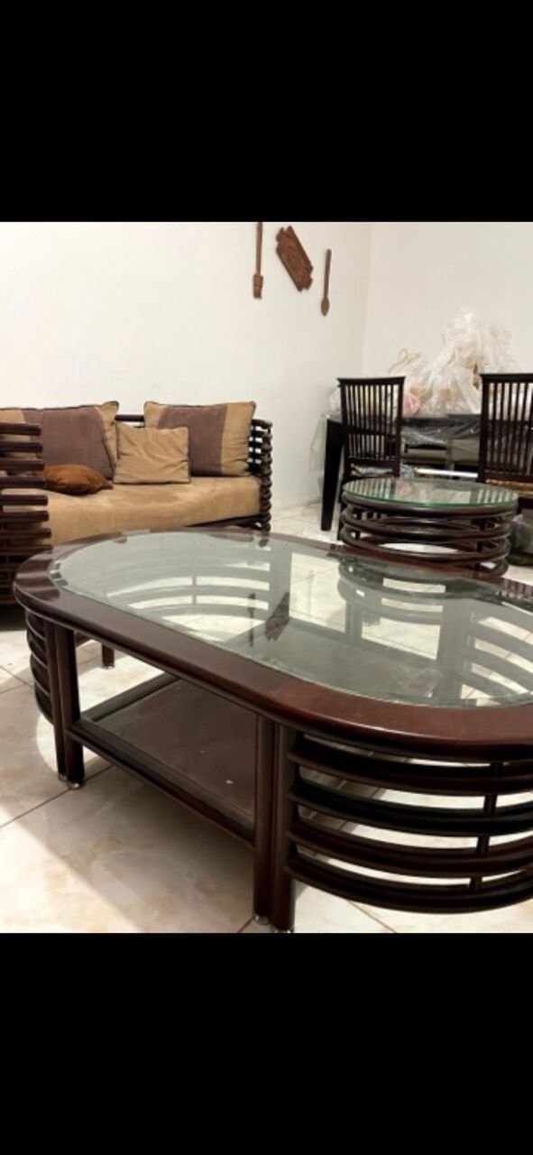 Riyadh, Furniture, SAR 600,  7 Seater Sofa Set, Good Condition For SALE!