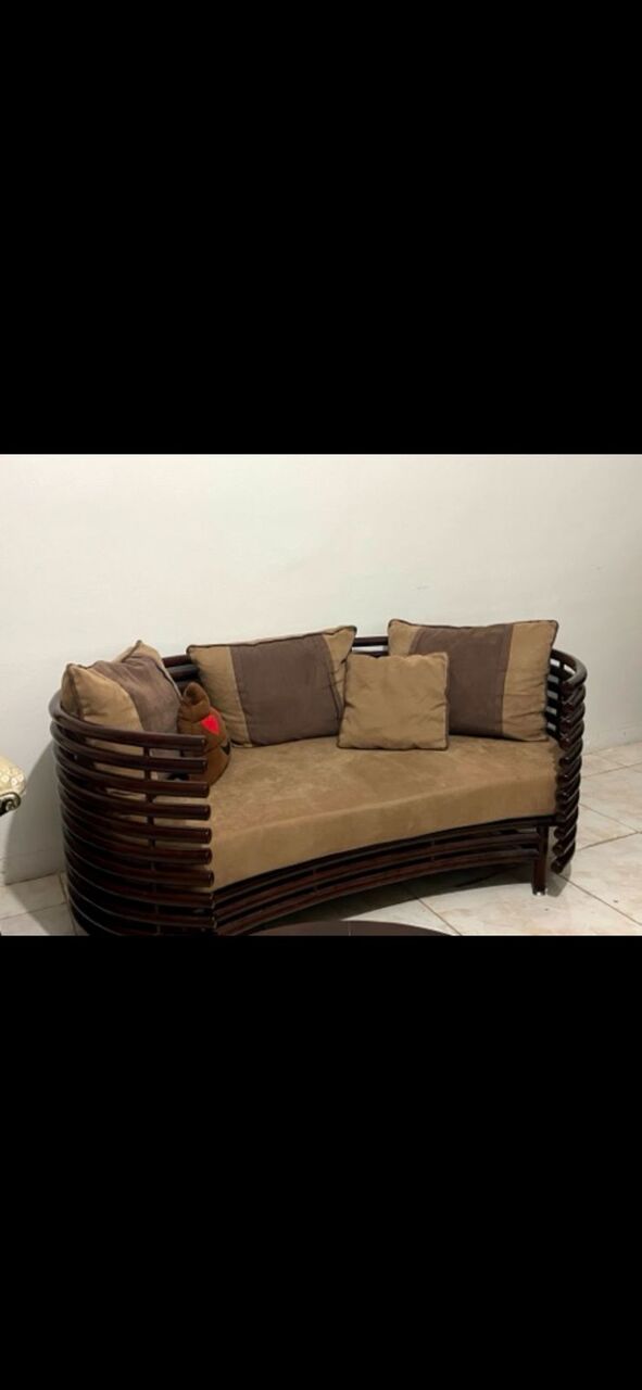 Riyadh, Furniture, SAR 600,  7 Seater Sofa Set, Good Condition For SALE!