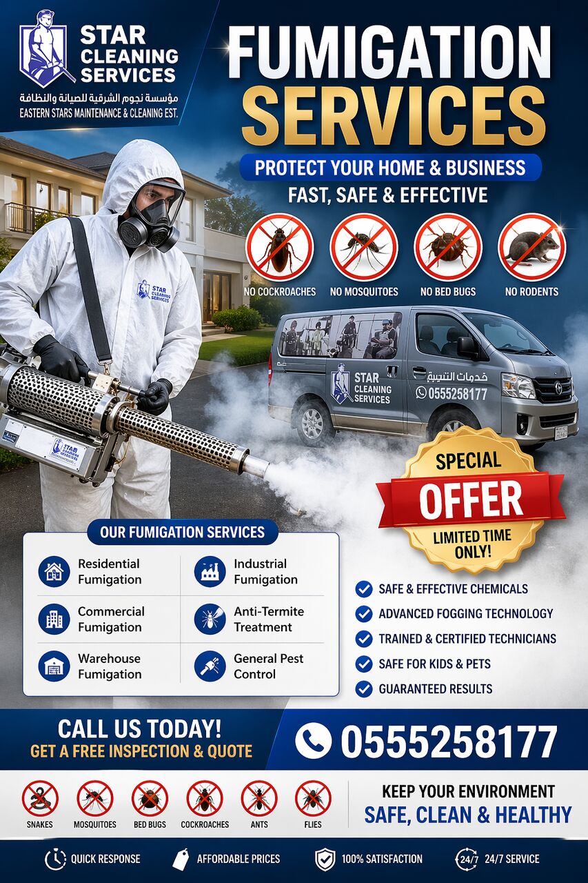 Khobar, Cleaning, Water Tank Cleaning • Disinfection • Pest Control • Fumigation Services تنظيف خزانات الميا