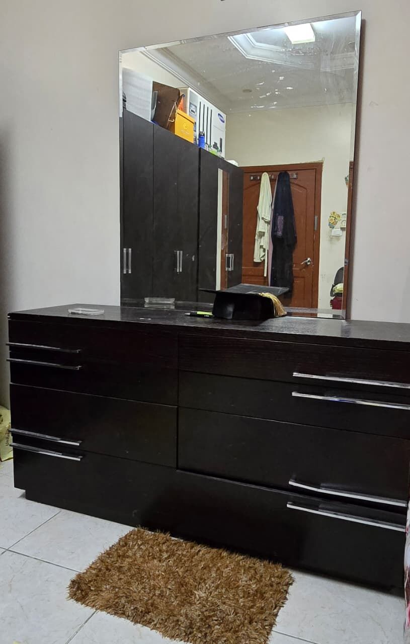 Al Sulaimaniah Al Sharqiyah, Furniture, SAR 450,  Dressing Table With Mirror - Home Center Product- Wood Made