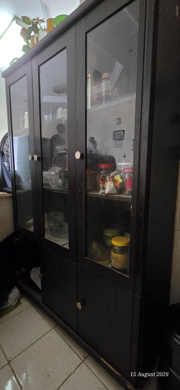 Al Sulaimaniah Al Sharqiyah, Furniture, SAR 150,  Crockery Shelf - 4 Door With Glass - Home Center Product