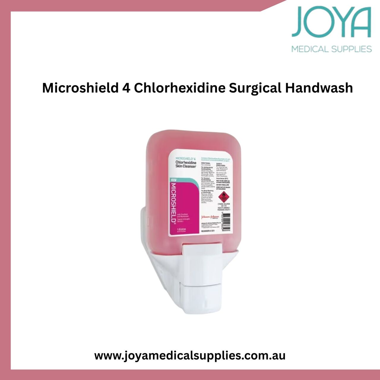 Sydney, Health & Beauty Items, Microshield 4 Chlorhexidine Surgical Handwash - Joya Medical Supplies | Australia