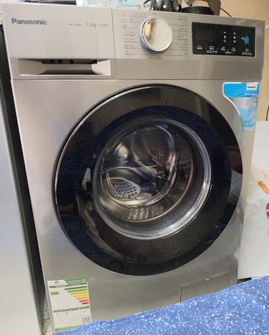 Riyadh, Appliances, SAR 1200,  Panasonic Fully Automatic Front Load Washing Machine Model: NA-127MG2 - 15 Programs