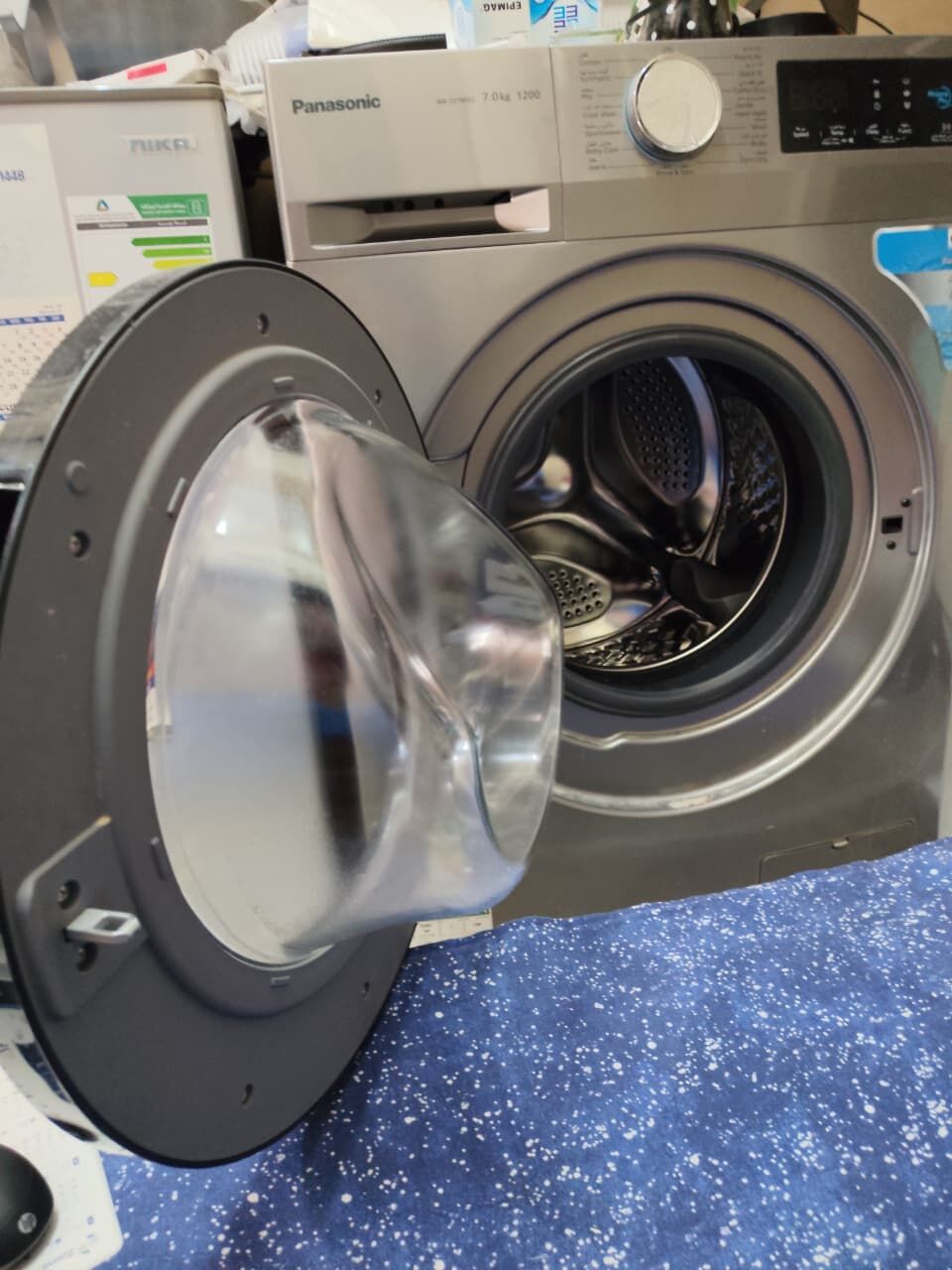 Riyadh, Appliances, SAR 1200,  Panasonic Fully Automatic Front Load Washing Machine Model: NA-127MG2 - 15 Programs