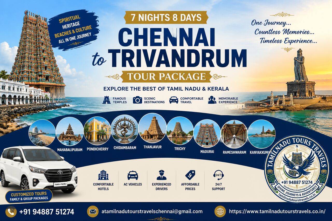 Chennai, Travel, South India Tour Package From Tamil Nadu