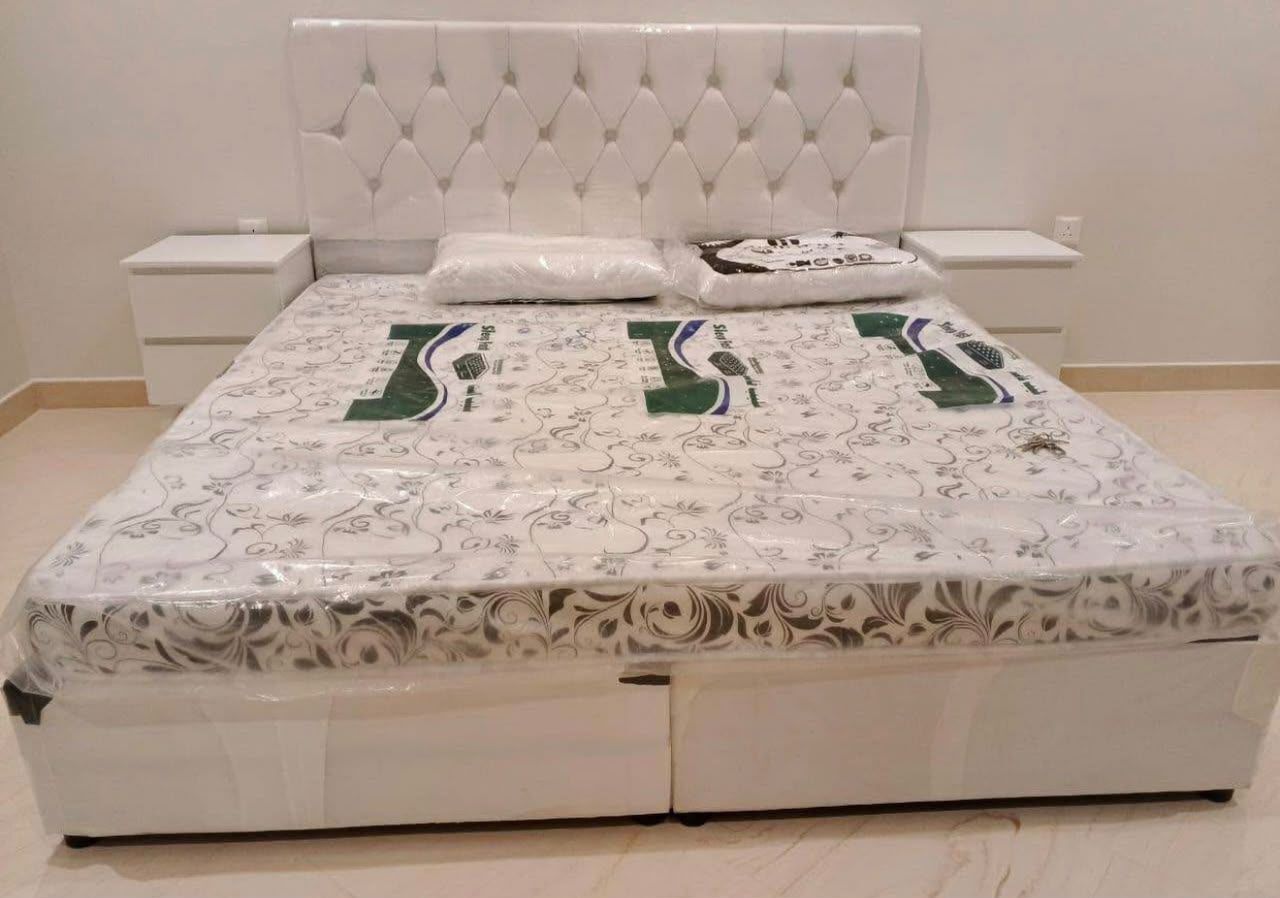 Jeddah, Furniture, SAR 2,  NEW MODERN HIGH QUALITY DOUBLE BED FRAME AVAILABLE