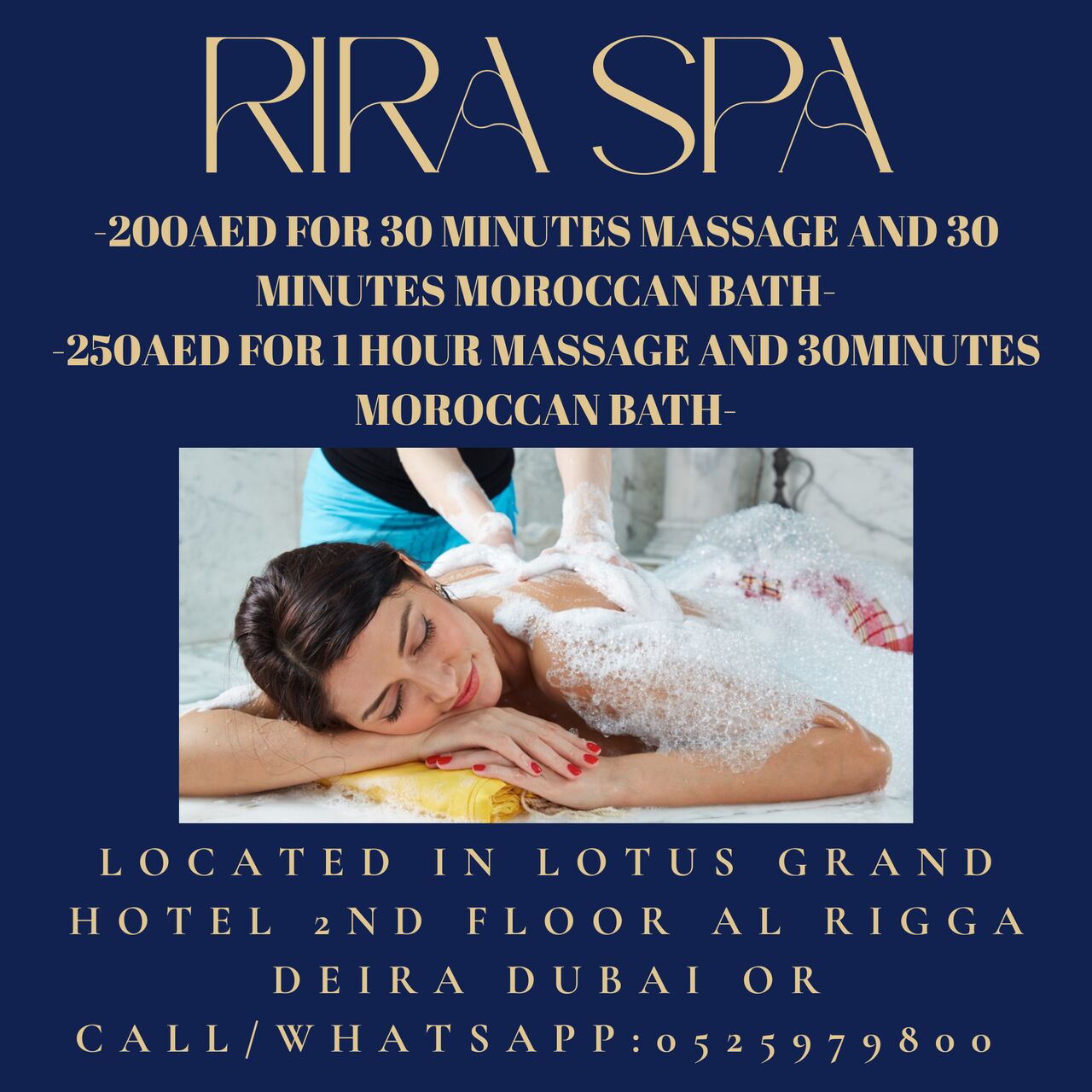 Al Rigga, Health, Rira Spa Offer 8/15/2026
