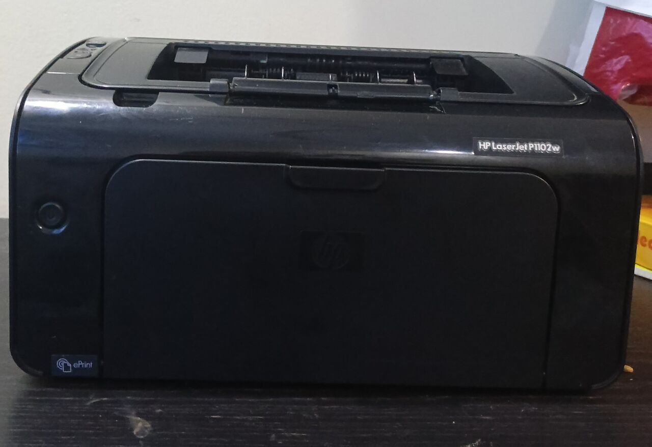 Jeddah, Computers, SAR 450,  HP Laserjet Pro P1102W Wifi Black Printer Excellent Condition