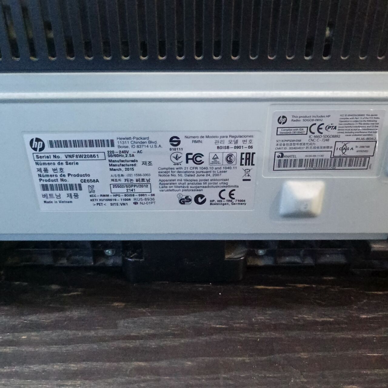 Jeddah, Computers, SAR 450,  HP Laserjet Pro P1102W Wifi Black Printer Excellent Condition