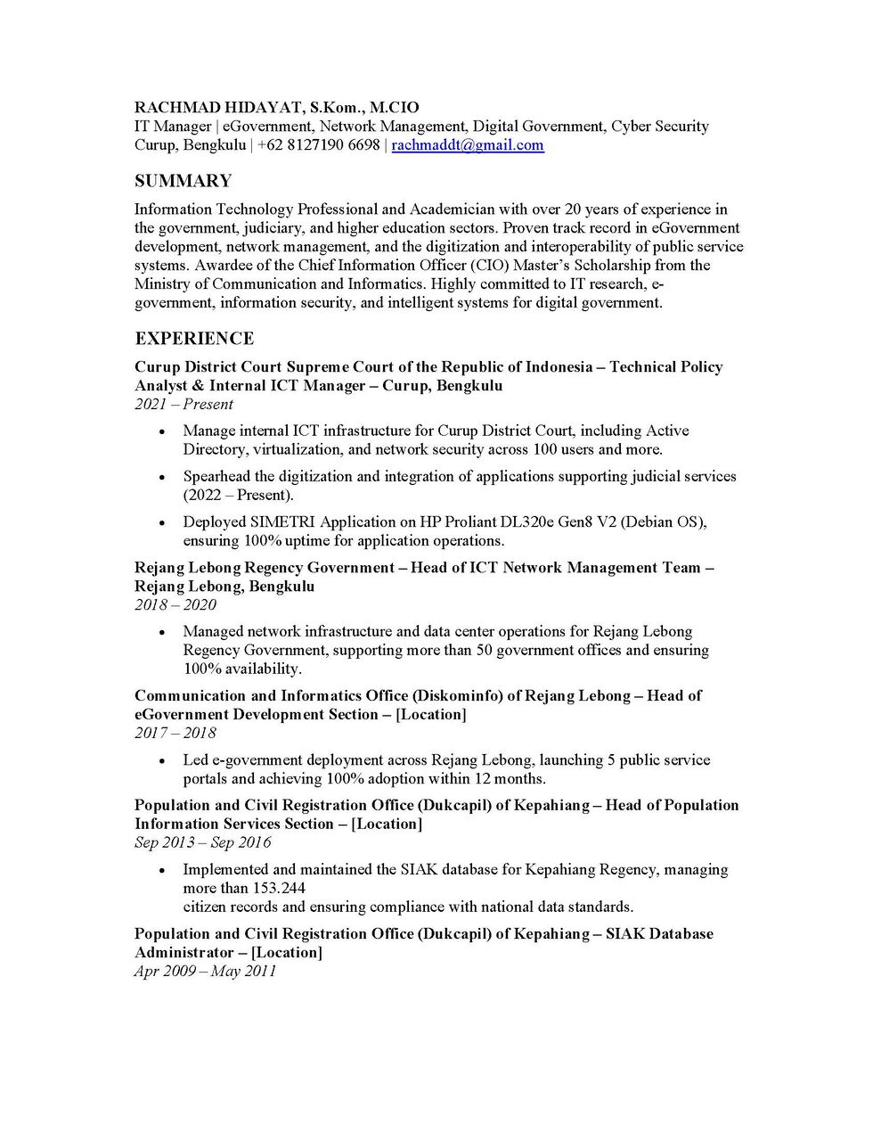 Riyadh, Job Seekers, Rachmad Hidayat