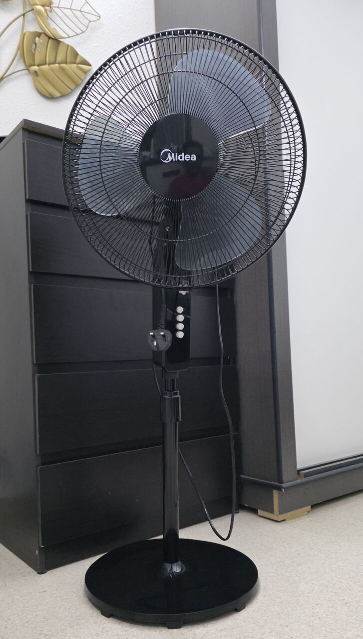 Riyadh, Household Items, SAR 50,  Midea Pedestal Fan - Brand New Condition