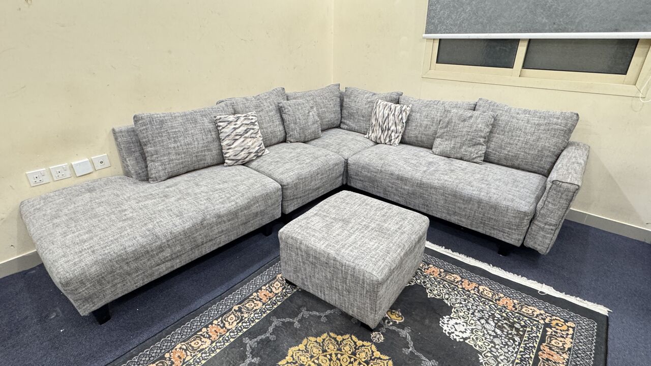 Riyadh, Furniture, SAR 400,  5 Seater L Shape Sofa Set