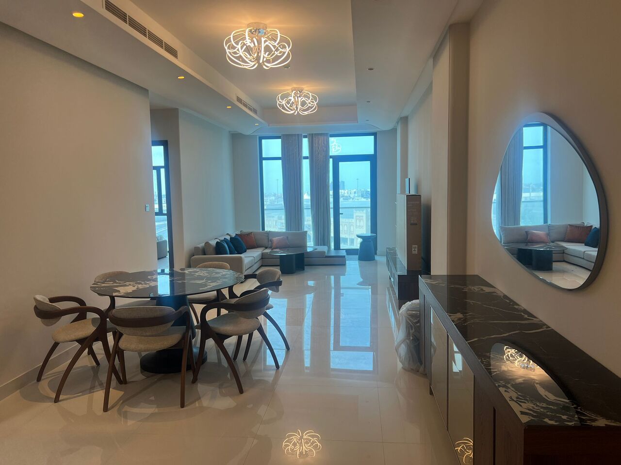 Sanabis, Apartments, Flats, Houses & Villas, BHD 600/month,  Furnished,  3 BR,  Villa-Type Apartment For Rent In Sanabis