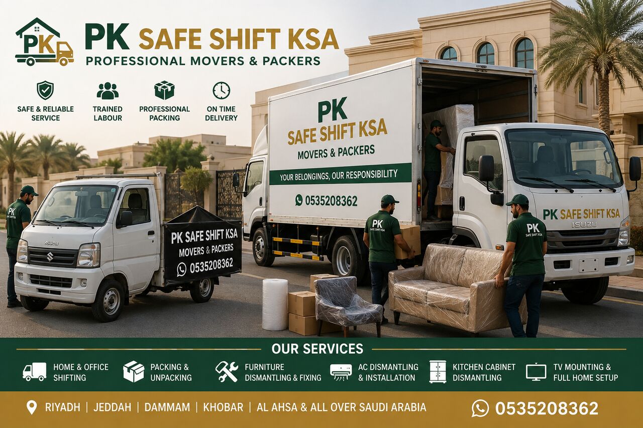 Riyadh, Labor/Moving, Professional Movers & Packers In Saudi Arabia | Truck + Labour