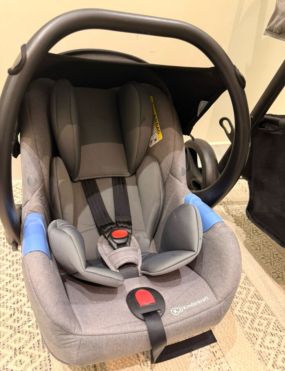 Riyadh, Baby & Kid Stuff, SAR 750,  Kinderkraft JULI Stroller + Infant Car Seat + CALMEE Baby Bouncer
