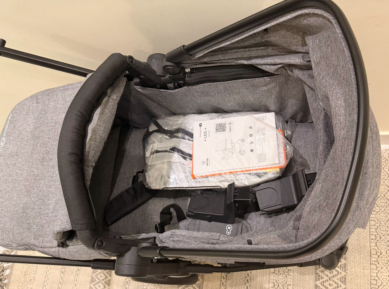 Riyadh, Baby & Kid Stuff, SAR 750,  Kinderkraft JULI Stroller + Infant Car Seat + CALMEE Baby Bouncer