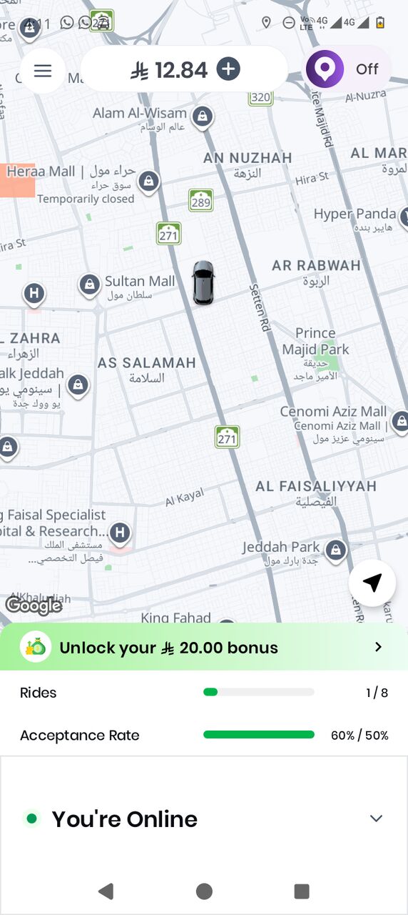 Jeddah, Pick Up & Drop Off, Jeeny Driver ID For Rent Available In Jeddah