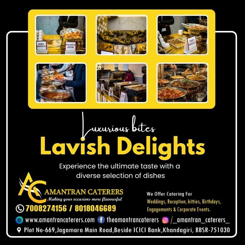 Bhubaneswar, Catering, Amantran Caterers: Where Excellence Meets No.1 Catering In Bhubaneswar
