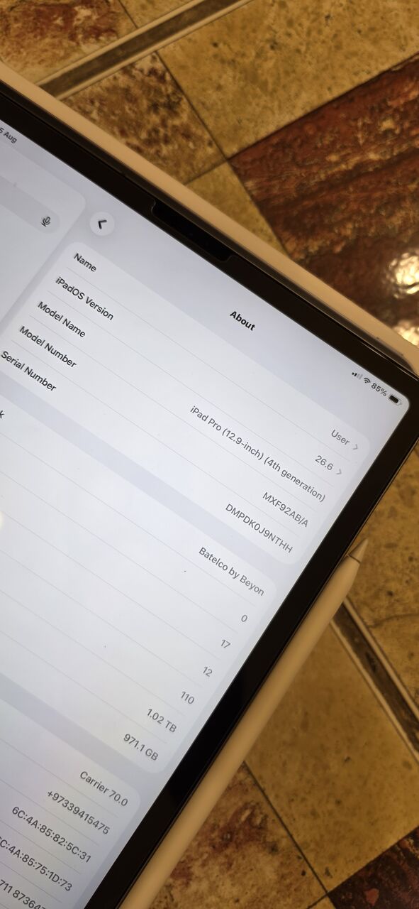 Riffa, Tablet Computers, BD 350,  For Sale Apple IPad Pro 12.9