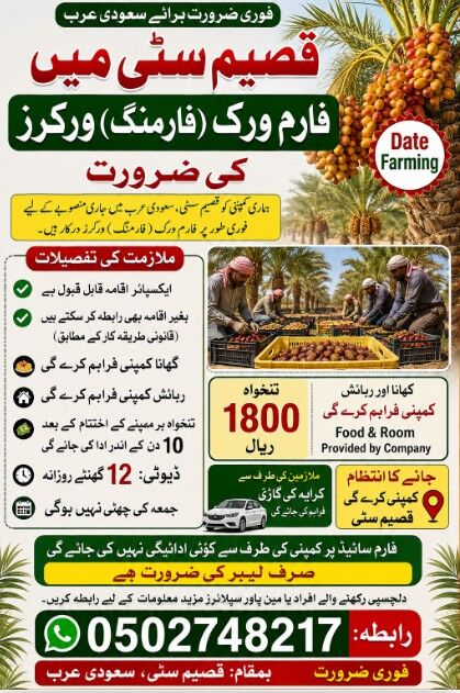 Riyadh, Jobs, Formwork (Forming) Workers Required  Labor